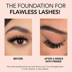 KIARA SKY Odorless 15ml Lash Primer bottle highlights safe, salon-friendly prep.