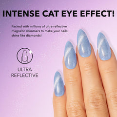 Kiara Sky Peri Twinkle swatch with rich pigment and smooth application