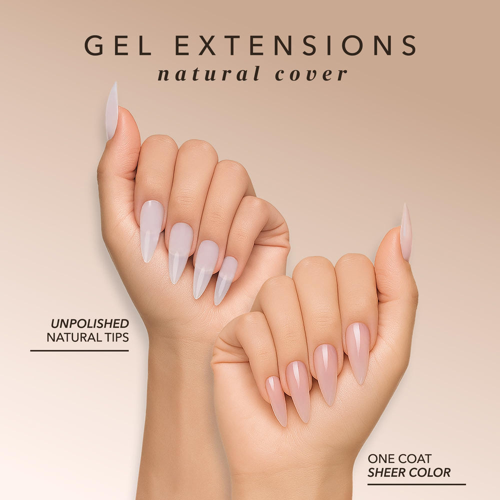 Kiara Sky premium Japanese-engineered material offers flexible yet durable gel extensions