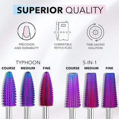 Kiara Sky purple carbide bit shown for efficient surface work