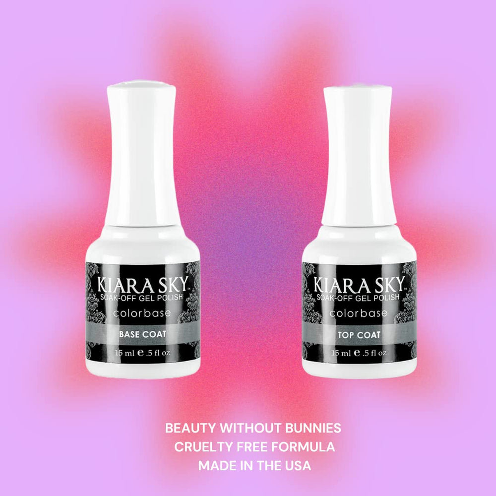 KIARA SKY soak-off removal makes cleanup quick and easy.