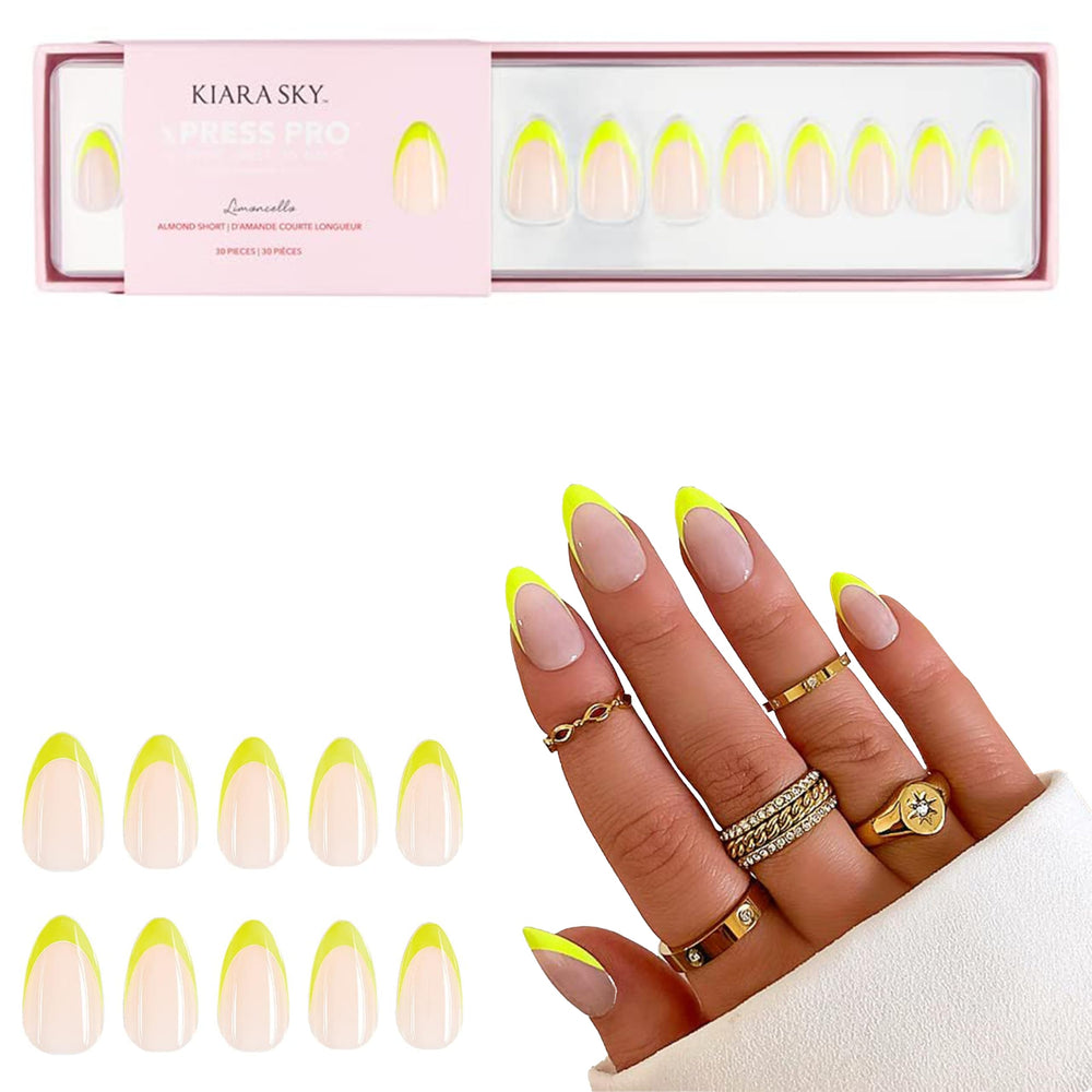 Kiara Sky XPRESS PRO Limoncello almond short bottle for salon-like results at home