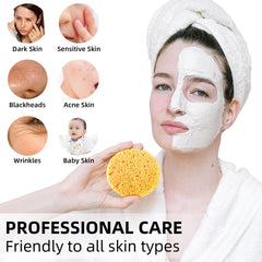 Kickleen 100% natural cellulose sponge suitable for all skin types daily use.