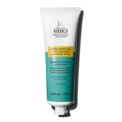 Kiehl's Acne-Treating Cleansing Paste packshot demonstrates 3-in-1 acne care