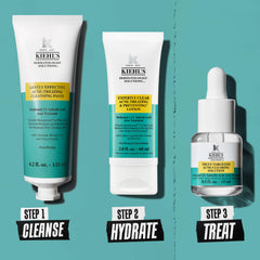 Kiehl's Bio-based Cica-Centella glycerin soothing close-up emphasizes barrier support