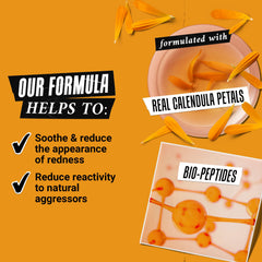 Kiehl's Calendula toner shows allantoin and burdock root soothing components.