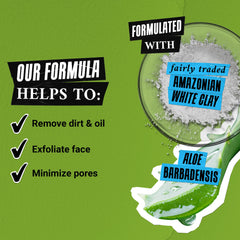 Kiehl's Rare Earth Deep Pore Cleanser with Amazonian White Clay detoxifies excess oil.