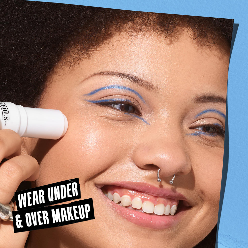 Kiehl's Ultra Facial Barrier Balm stick under makeup use scenario close-up