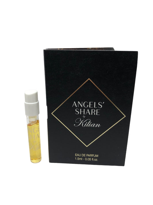 Kilian Angels' Share sample bottle for on-the-go testing and discovery.