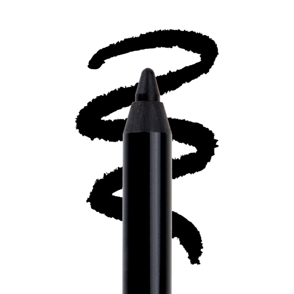 Kimchi Chic Beauty Stage Proof Eyeliner swatch shows rich pigment with a smooth glide.