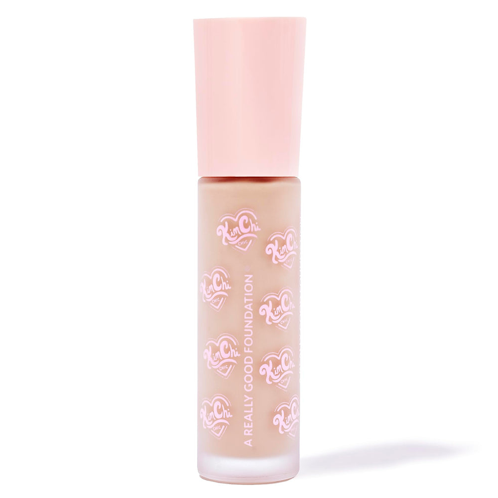 Kimchi Chic vegan cruelty-free label signals ethical beauty choice.