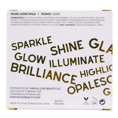 Compact design fits in a purse for quick glow touch ups
