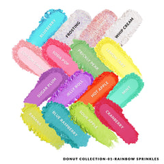 KimChiChic Donut Collection glitter shades sparkle for evening looks.