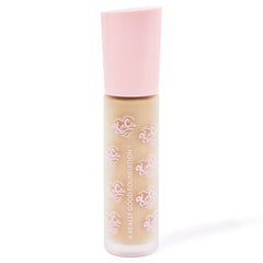 KimChiChic foundation blended with fingertips for easy, comfortable wear.