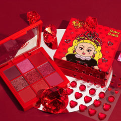 KimChiChic Jewel Collection Eyeshadow Palette Ruby application-friendly design supports easy packing