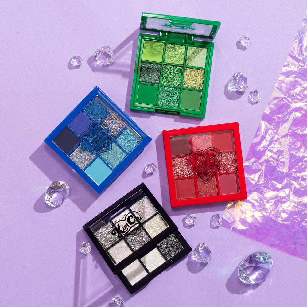 KimChiChic Jewel Collection Eyeshadow Palette Ruby packaging reflects clean beauty and cruelty-free values