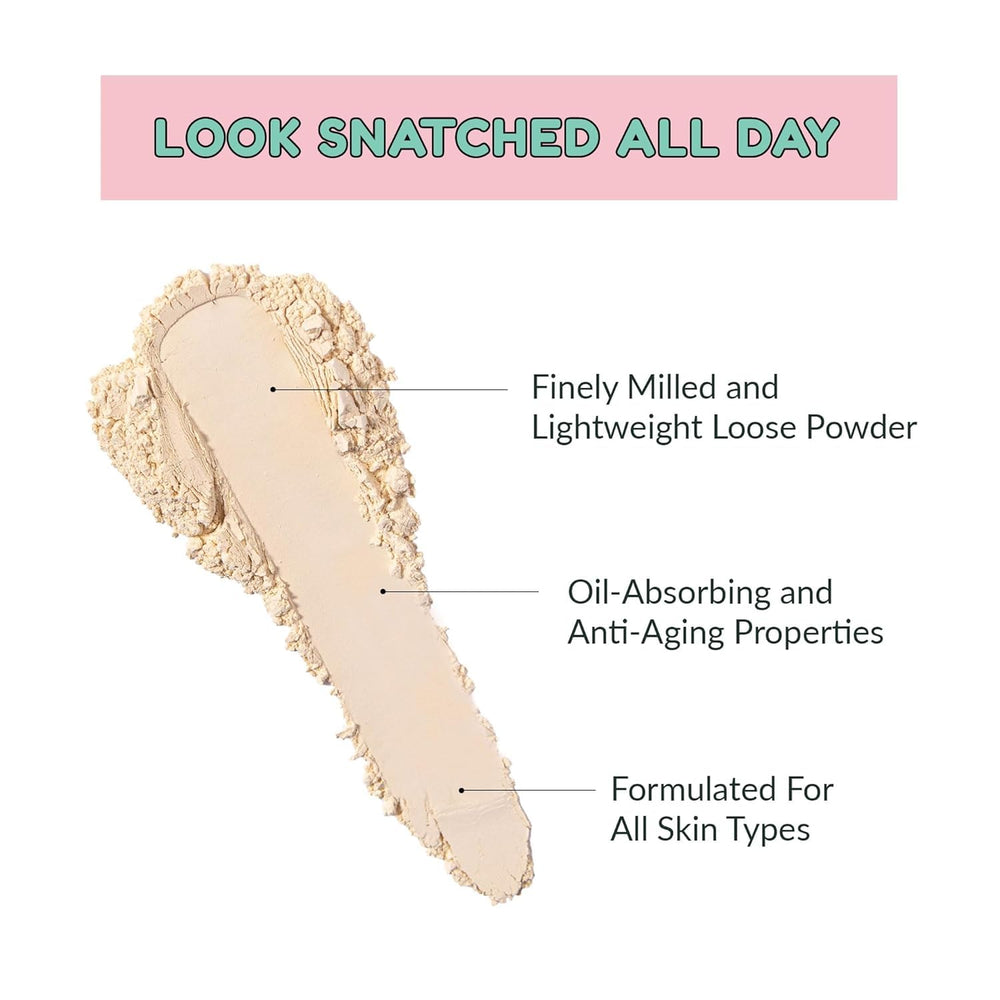 KimChiChic puff application tool enabling even powder placement