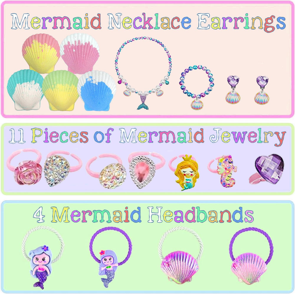 Kims Cosiart Mermaid Bath Bombs offer 20 scents for a varied sensory bath.