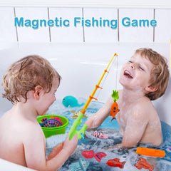 Kims Cosiart bath bombs reveal a fishing game inside during bath time.