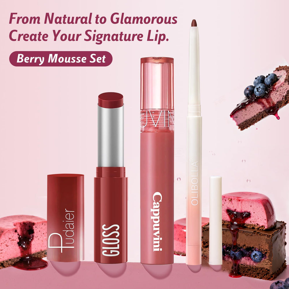 KIMUSE gift-ready lip set arrives in elegant packaging.