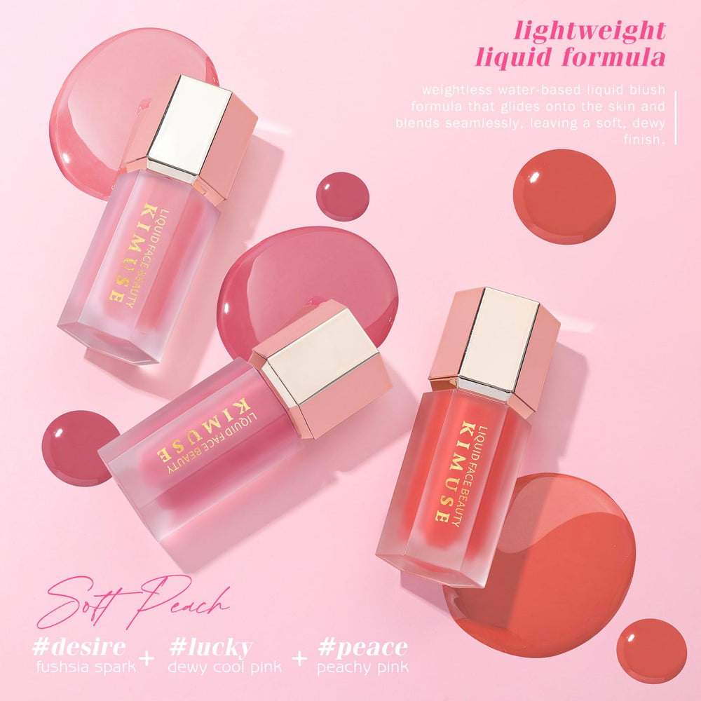 Gift-ready packaging of KIMUSE Liquid Blush for a thoughtful present.