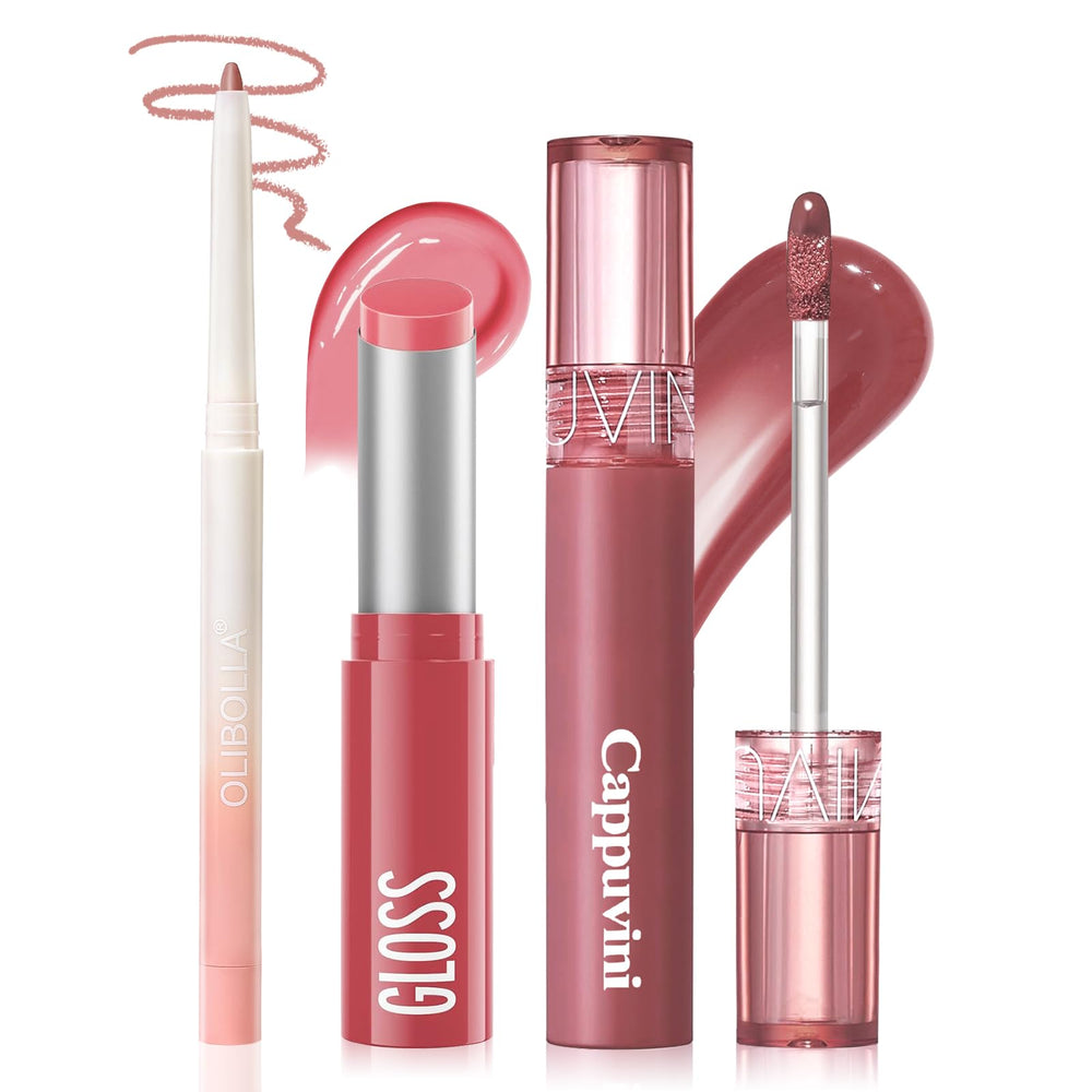 Kimuse Sweet Fig Set waterproof lip liner for precise definition and long wear.