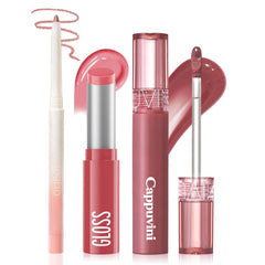 Kimuse Sweet Fig Set waterproof lip liner for precise definition and long wear.