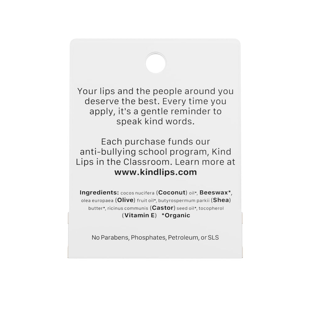 Kind Lips fragrance-free hypoallergenic lip balm for sensitive lips