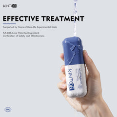 KINTOR KX-826 application visual shows precise scalp coverage.