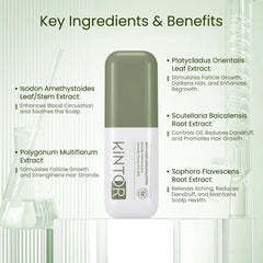 KINTOR anti-oil sensation on scalp conveys refreshing feel after use