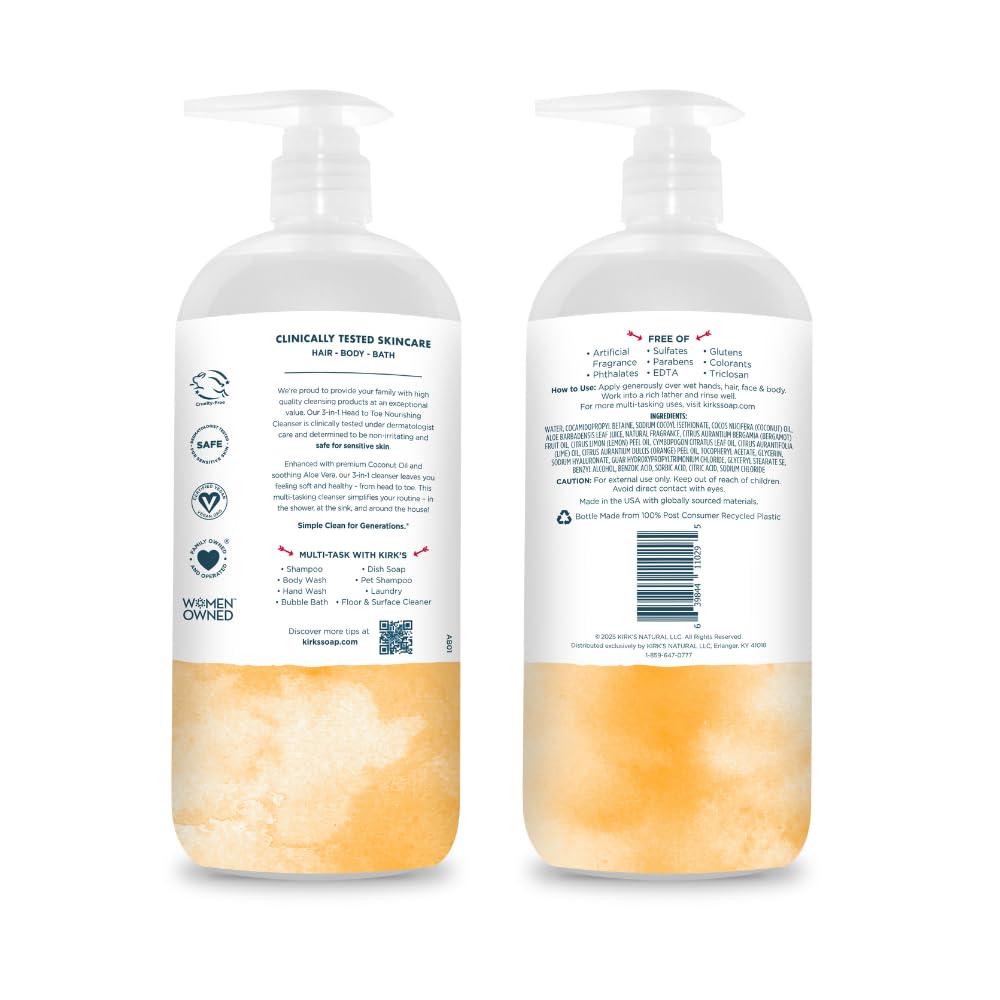 Kirks creamy lather close-up suitable for sensitive skin