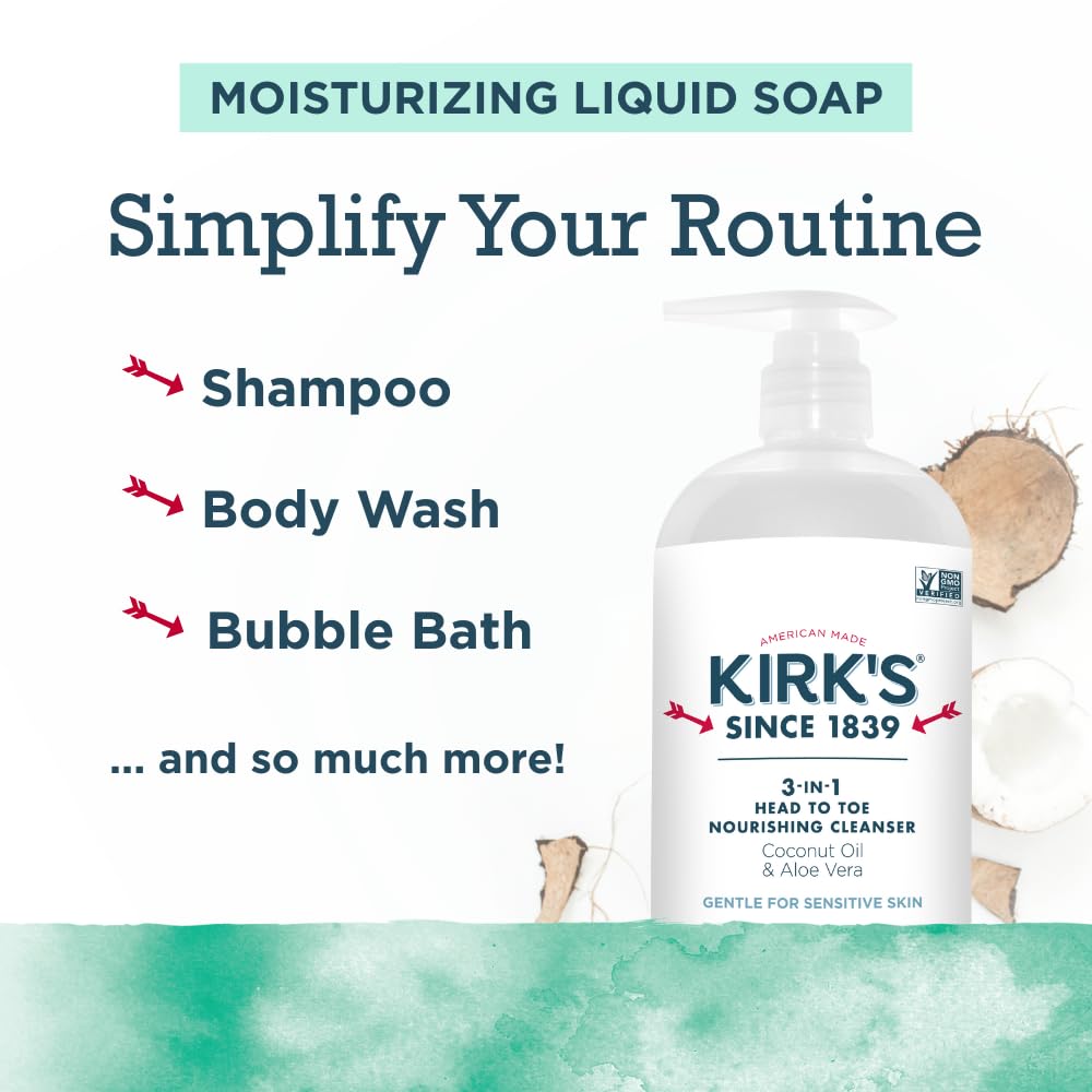 Kirks coconut oil and aloe hydration for skin and hair