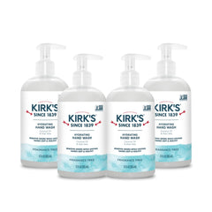Kirk's Hydrating Hand Wash bottle with coconut oil for soft hands