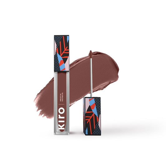 KIRO Non-Stop Airy Matte Toffee Truffle bottle shows weightless color and transfer-proof finish