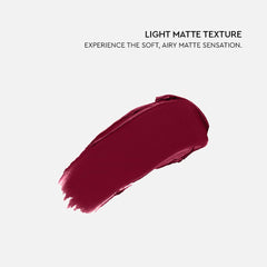 KIRO Velvet Merlot swatch demonstrates smooth, even application with a velvety finish.