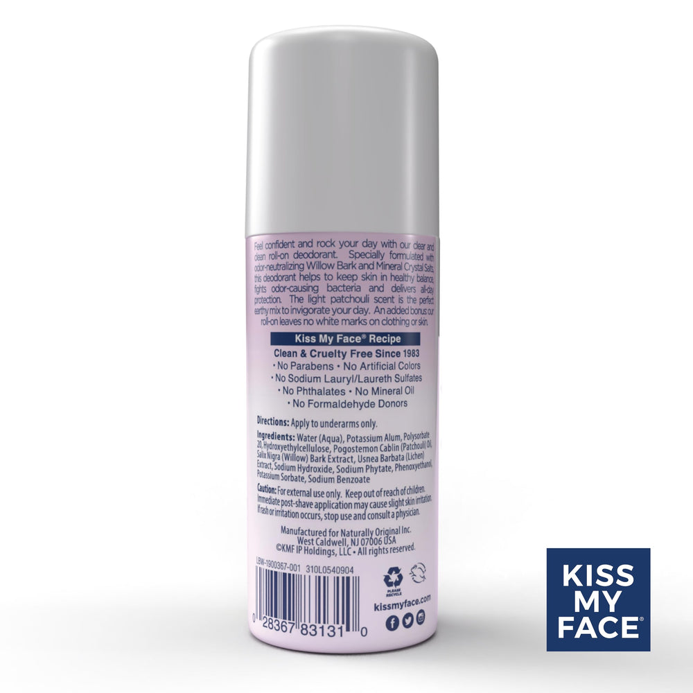 Kiss My Face natural formula with willow bark and Usnea lichen