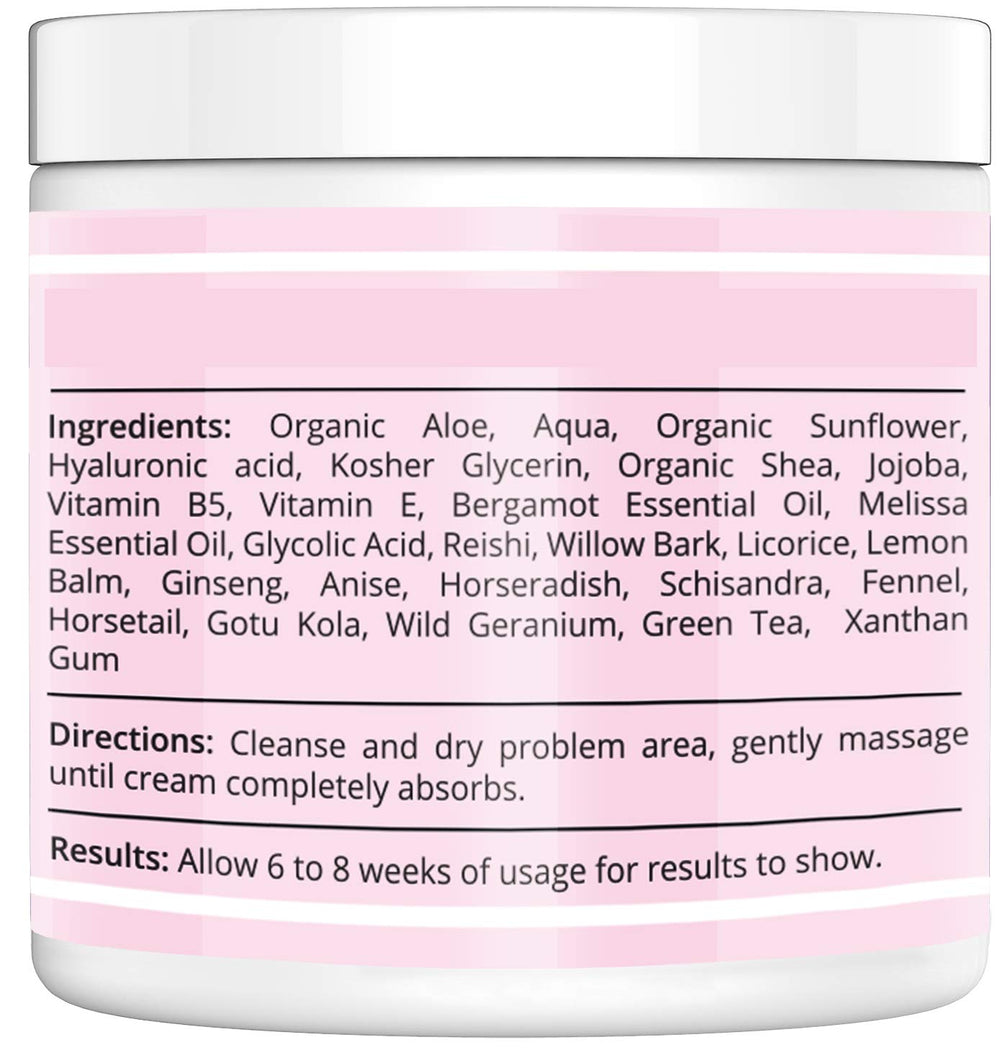 Kiss Red E dark spot corrector cream texture ready for daily facial use