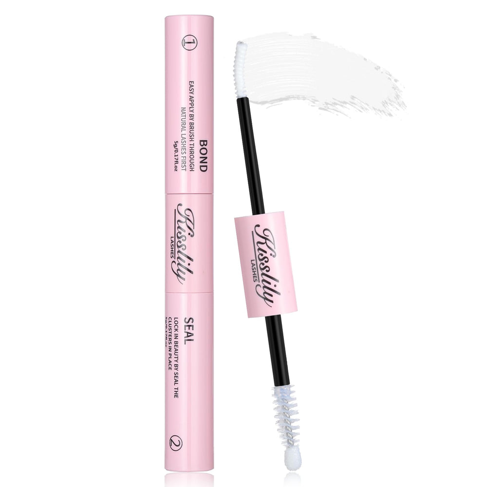Kisslily lash cluster glue bottle for secure all day wear