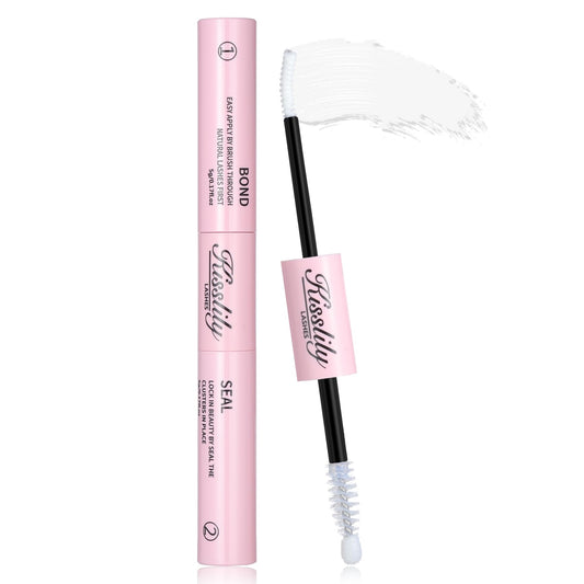 Kisslily lash cluster glue bottle for secure all day wear