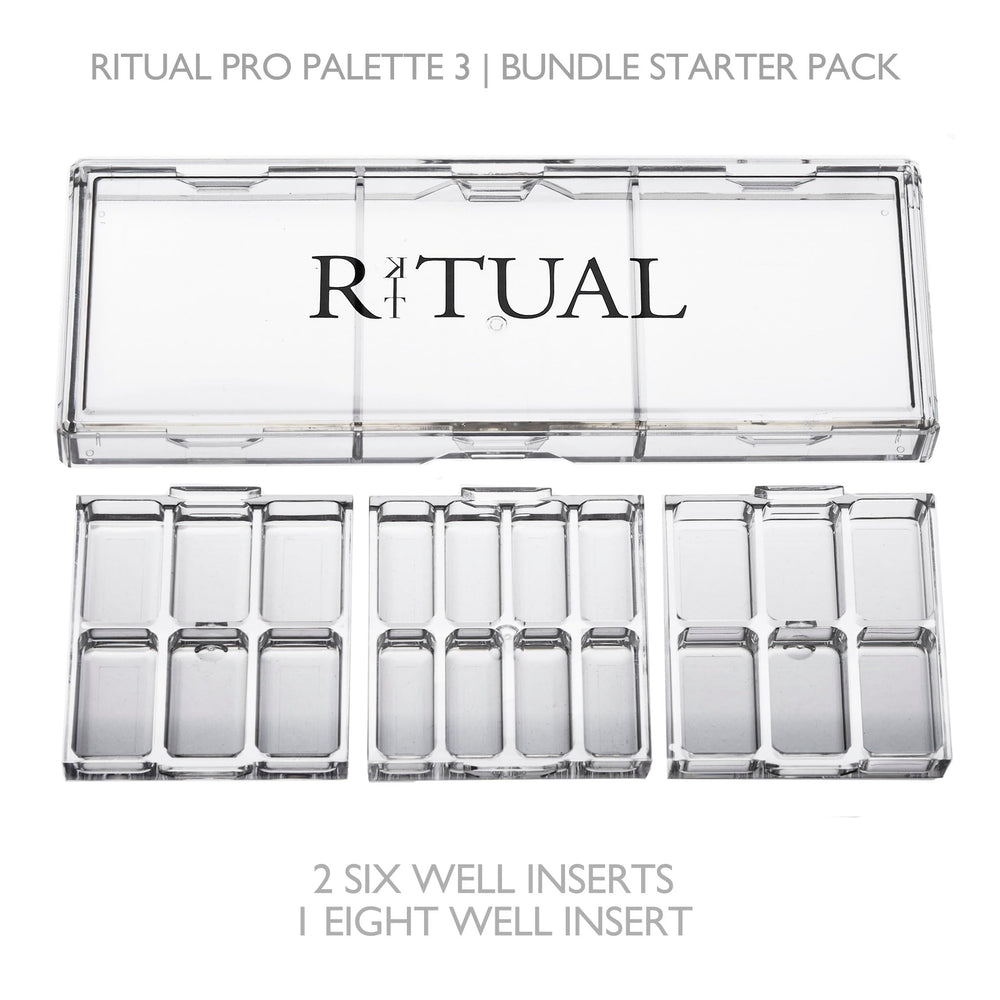 KIT RITUAL high clarity plastic displays shades accurately.