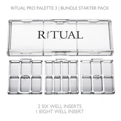 KIT RITUAL high clarity plastic displays shades accurately.