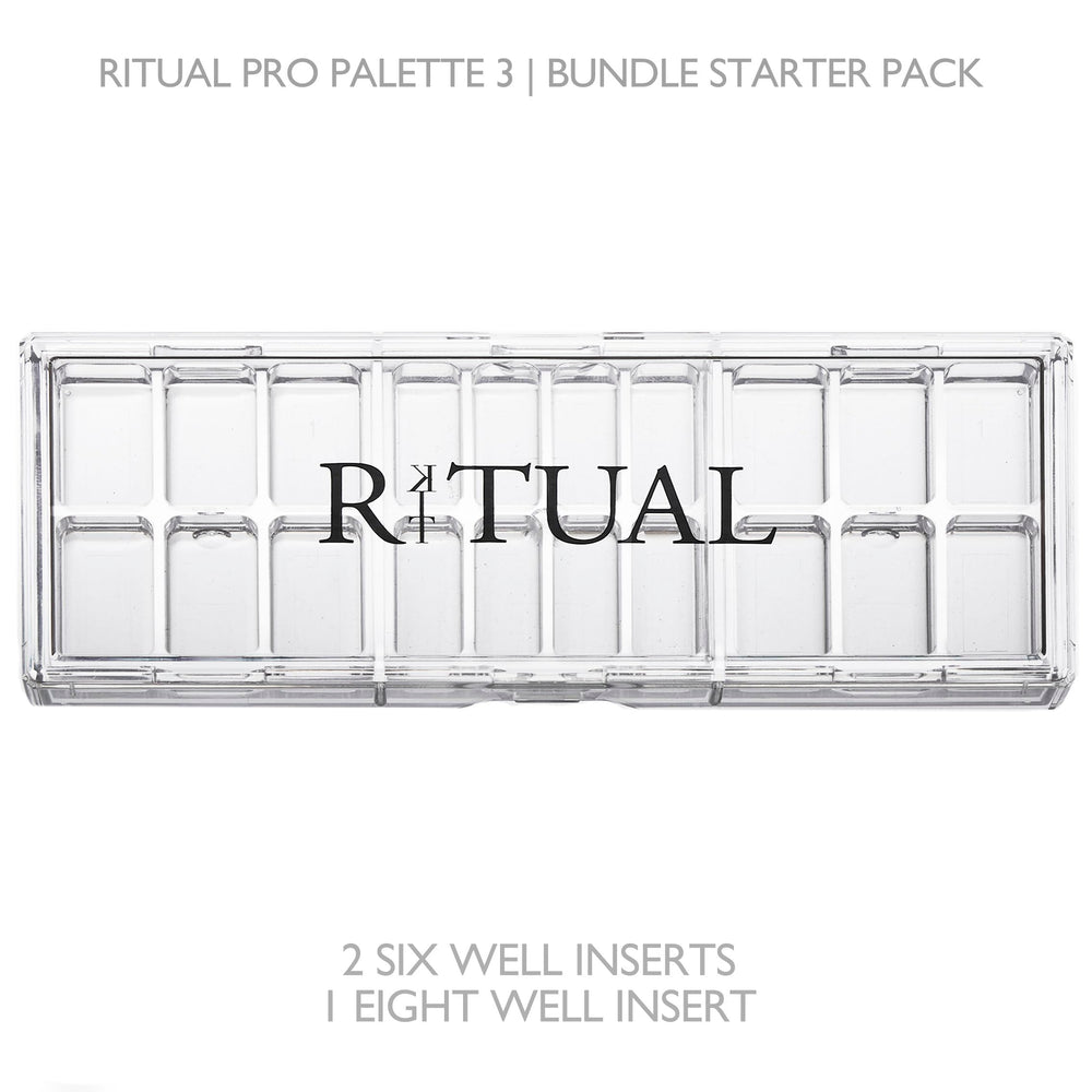 KIT RITUAL modular inserts with six and eight wells for flexibility.