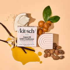 Kitsch Argan Oil Conditioner Bar safe for color-treated hair and gentle care.