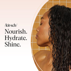 Kitsch Castor Oil Shampoo Bar gift-set presentation, ideal for self-care gifts.