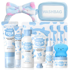 KIUORET Milk Skincare Set cleanser for kids, gentle cleansing and hydration.