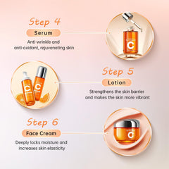 KIUORET Vitamin C face cream tube providing lasting moisture
