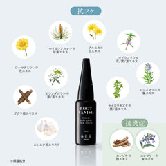 KIWABI Root Vanish scalp application scene shows gentle daily massage