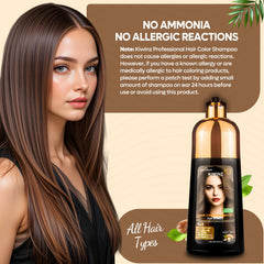 Kiwinz Professional with argan oil and keratin nourishes hair during coloring