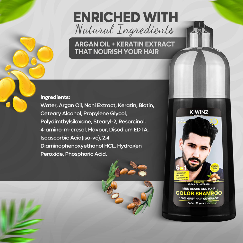 Kiwinz Professional leaves no stain on skin after coloring