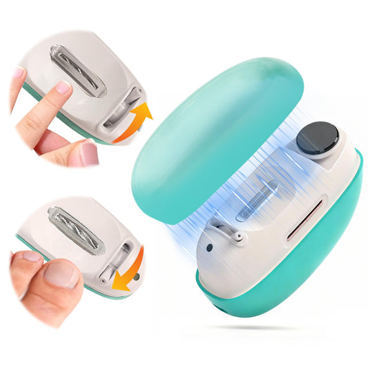 Kiwtreby Electric Nail Clipper with adjustable opening for safe baby nails